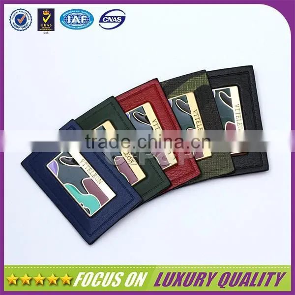 Cammouflage Metal Design up Garment Leather Label for Sport Clothing photo-4