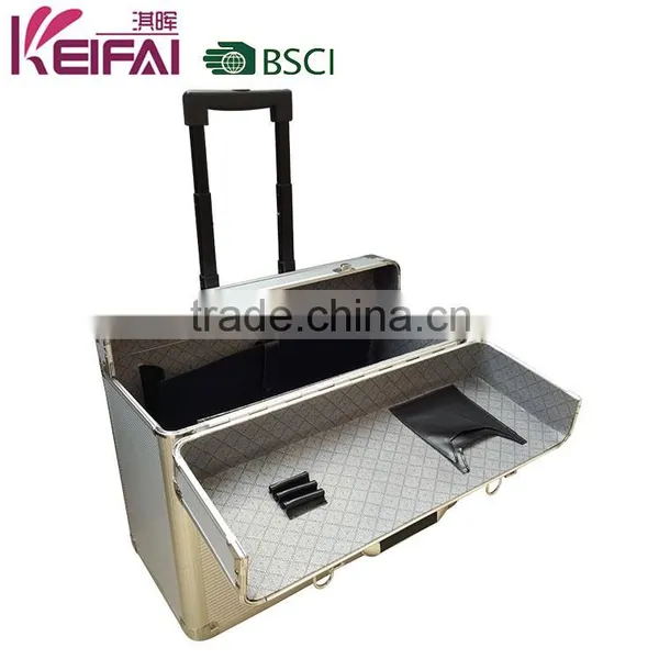 Factory Lowest Price Hard Case Aluminum Trolley Tool Box photo-2