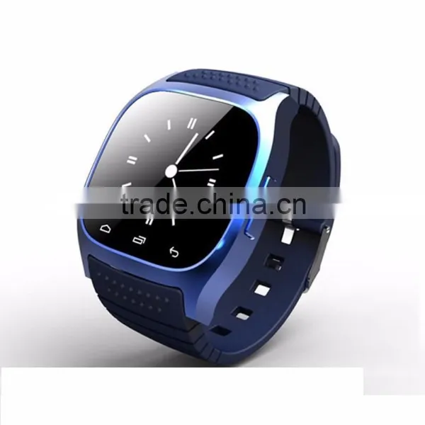M26 Bluetooth Smart Wrist Watch Phone , Media Control/Hands-Free Calls/Pedometer/Anti-lost for IOS Android IPhone Samsung LG photo-4