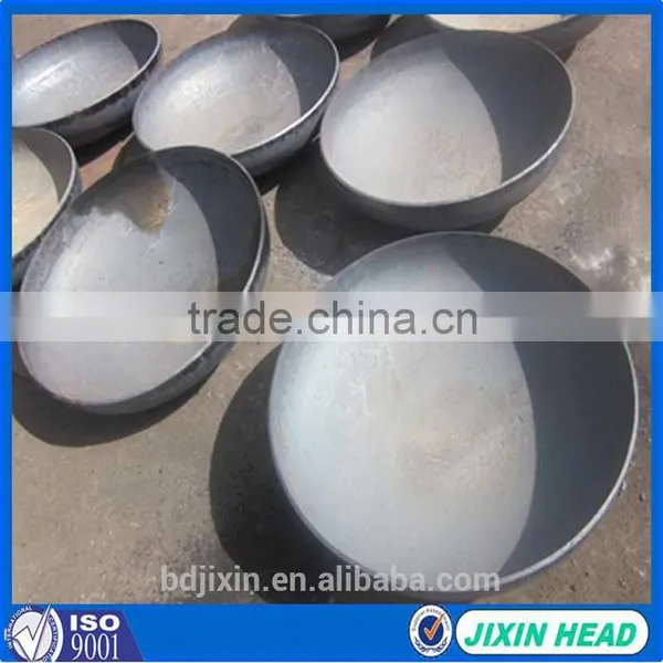 Hot Pressing Carbon Steel Pipe Fitting / Pipe Tube End Caps photo-3