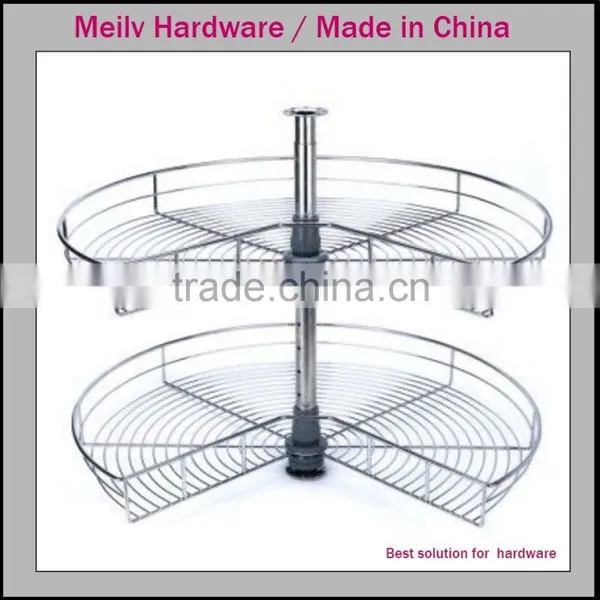 2016-2017 Foshan Kitchen Hardware Cabinet Chrome Revolving Basket photo-3