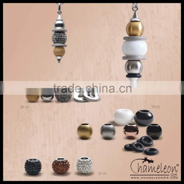 Chameleon 316L Stainless Steel Beads Jewellery Sets, One Set 9 Beads photo-2