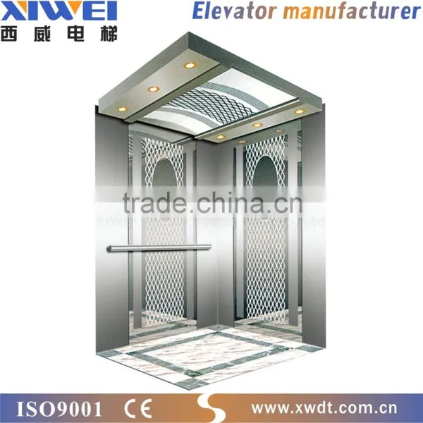 XIWEI 450kgs Small Passenger Construction Or Home Villa Elevator photo-4