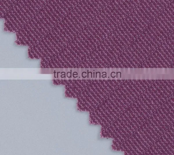 Weft Direction Striped Woven Twist Stretch Polyester Fabric photo-2