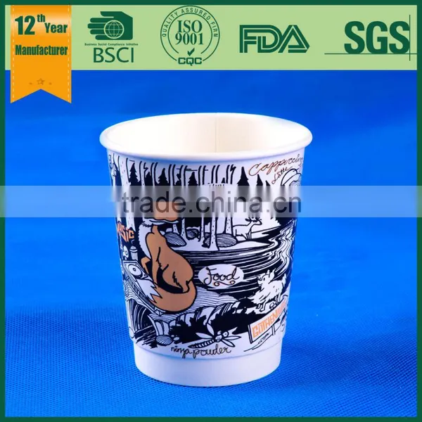 Soda Drink Paper Cup, Embossed Paper Cup, Paper Cup Cover, photo-6