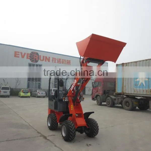 Everun 0.6ton Hydrostatic Drive Mini Front End Wheel Loader photo-2
