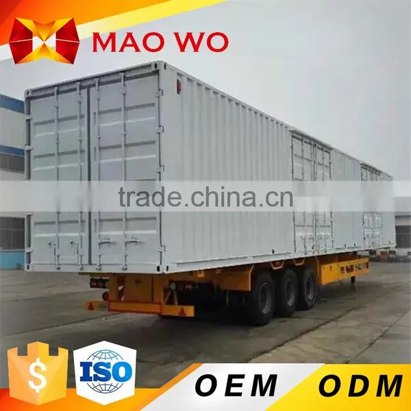 Aluminum Alloy Cargo Box Dry Van Semi Trailer for Hot Sale photo-2