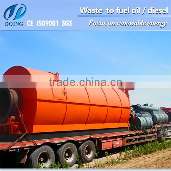 High Capacity Continuous Waste Tyre Pyrolysis Plant for Crude Oil photo-2