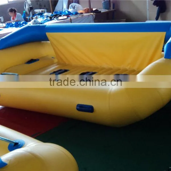 Water Paly Equipment PVC Tarpaulin Inflatable Floating Water Sofa Bed With Best Price photo-5