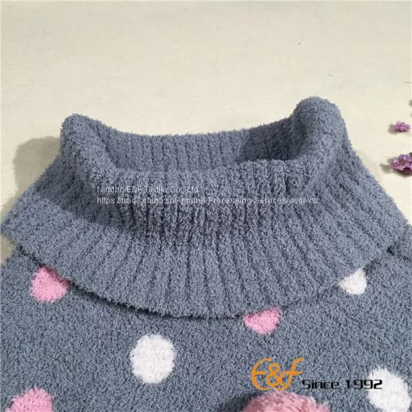 Lady Turtleneck Tassel Thick Pullover Sweater Cape photo-2