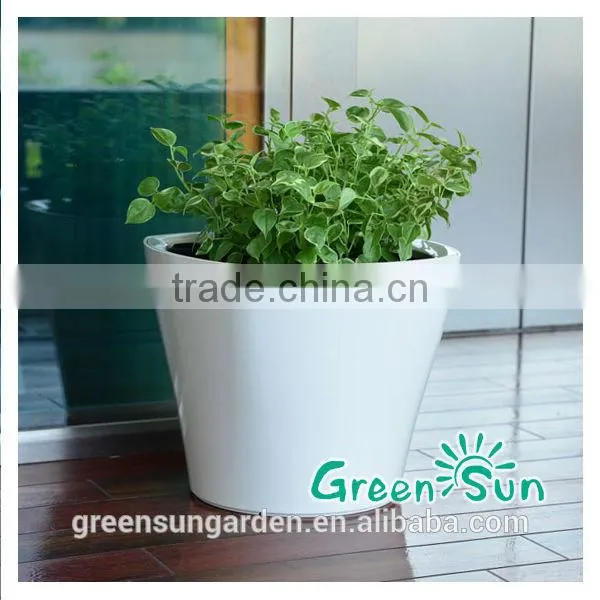 Modern Indoor Decor Small White Ceramic Flower Pot With High Quality photo-2