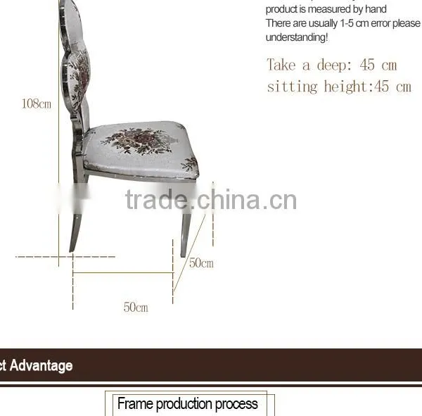 Catering Area Stainless Steel Banquet Chair for Restaurant photo-4