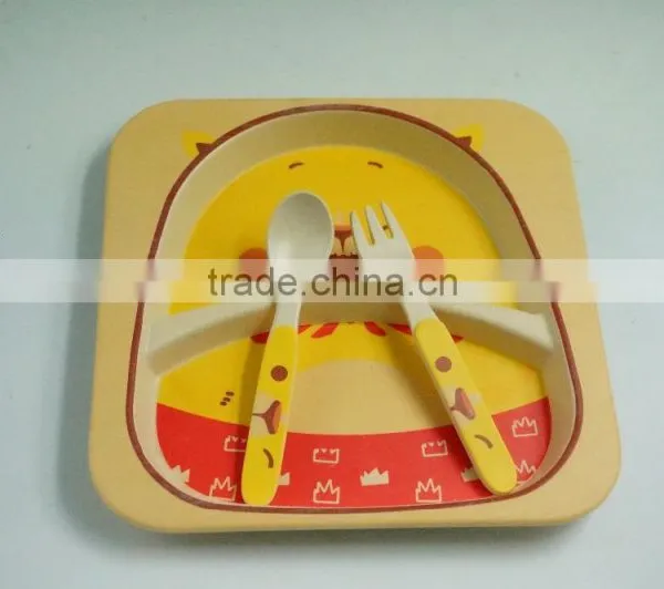 Bio Bamboo Fibre Plant Fibre Kids Dinnerware Set photo-6