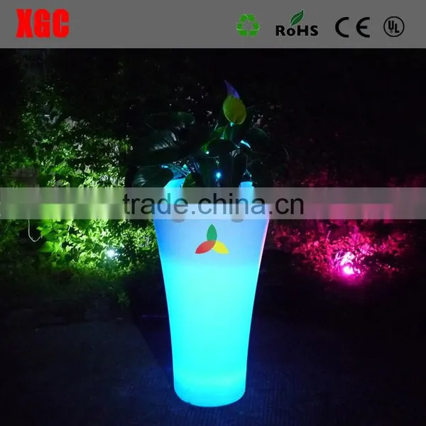 Hot Sale Outdoor Flower Pot Made of PE Plastic Outdoor Rugs Recycled Plastic Flower Pot New 2018 photo-3