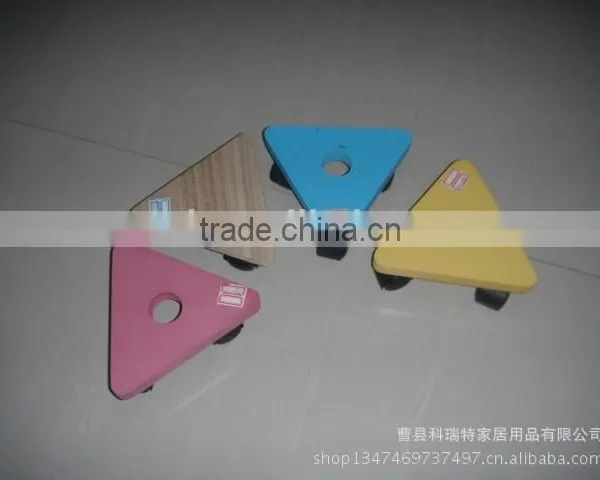 Wooden Mat With Wheels for Your Flower Pot photo-3