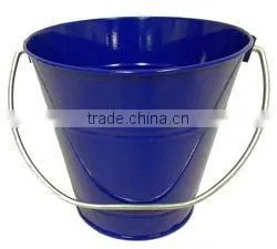 Red Metal Children Bucket With Handle photo-5