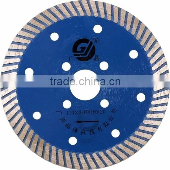 Guangjing Long Life 110mm Gold Turbo Blade Saw Blade Circular photo-3