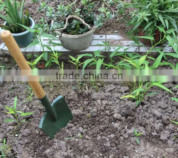 Comfortble Agriculture Farming Wooden Handle Garden Mini Hand Snow Shovel/non Sparking Brass Shovel photo-3