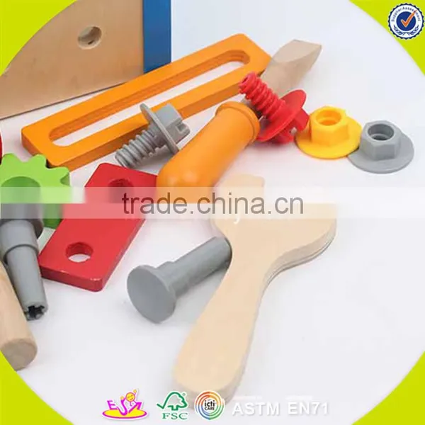 2017 Hot Sale Diy Kids Repair Tool Wooden Toolbox W03D063 photo-5