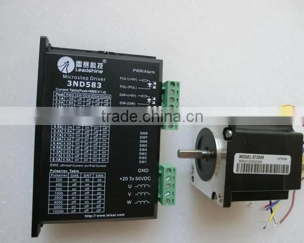 573S09 &3ND583 /3DM583 Stepper Motor and Driver for for x Axis of 1390,1290, 9060 Machine Without Gear photo-2