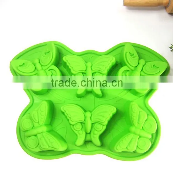 11004 Butterfly Shape Baking Silicon Cake Mould,animal Foot Print Silicone Baking Mould photo-6