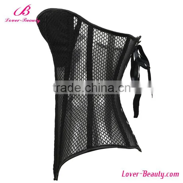 Wholesale Newest Design Women Black Mesh Sexy Slimming Corset photo-2