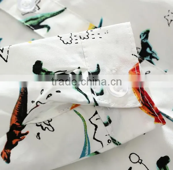 Wholesale Baby Boys Clothes Bow Tie Dinosaur Shirt Jumpsuit Kids Rompers photo-6