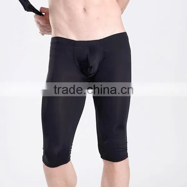 2014 Hot Sale Sexy Thin Men's Long Johns Underwear Long Sleeve Breathable Body Shaper SM03-13 photo-2