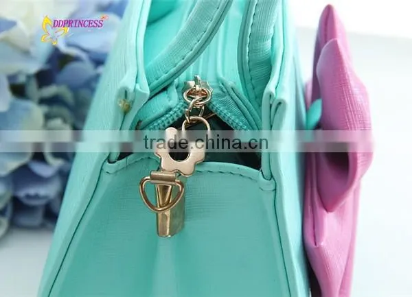 Fashion Blue Color Bow Tie Design Children Tote Bag , Children Shoulder Bag , Little Girls Shoulder Bag photo-4
