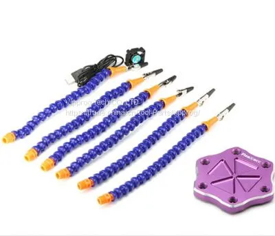 Six Arm Soldering Station For Circuit Board Repair With USB Fan photo-3