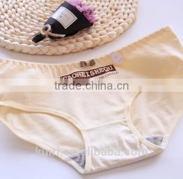 Colorful Sexy Young Women Girls Cotton Panty Cute Pretty Girls Stylish Panties Wearing Sexy Underwear E12 photo-5