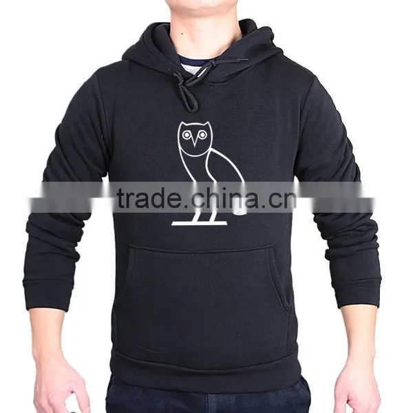Top Quality Men Sportswear Custom Printing Hooded Hoodie Pullover Tracksuit Hoody Gym Sportsman Wear Slim Hood Sweatshirt photo-4