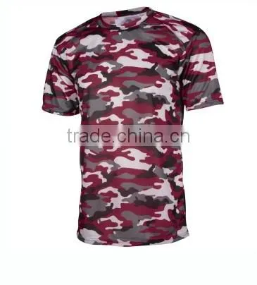 Yarn Dyed Comouflage Tshirt With Quick Dry and Breathable Fabric photo-4