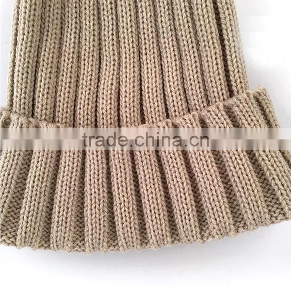 Myfur Winter Unisex Knitted Caps With Raccoon FurPompoms Hats photo-5