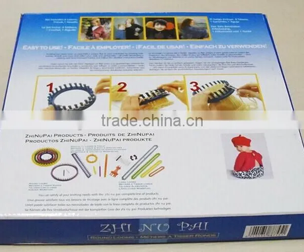High Quality 4 Size Plastic Round Knitting Looms/ Circular Wool Weaver Tools photo-4