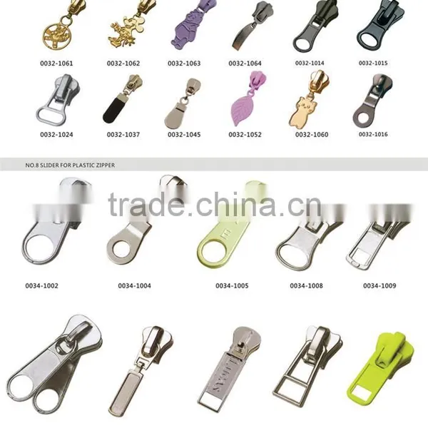 SGS Certified OEM & ODM Wholesale Newest Fashion Metal Zipper Slider for Suitcase With Low Price photo-2