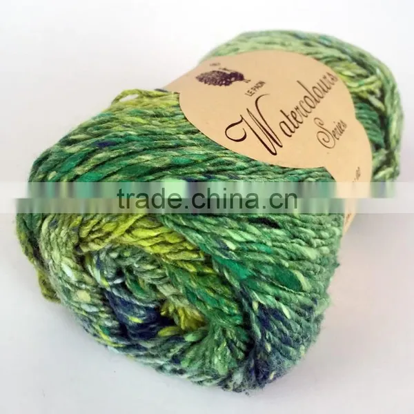Beautiful Colorful Polyester Blended Yarn photo-3