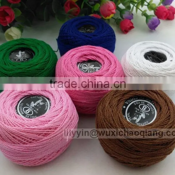 100% Mercerized Cotton Tape Yarn,cotton Knitting Yarns Mercerised photo-5