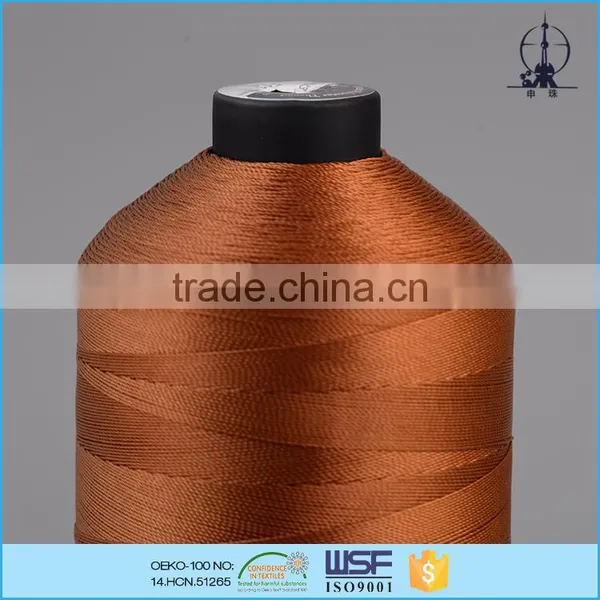 150D/3 45tex 60tickets Polyester Bonded Continuous Filament Sewing Thread photo-3