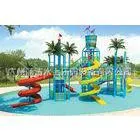 Water Fun Park Kids Water Playground With Fiberglass Spiral Water Slide
