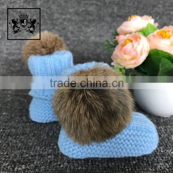 Handmade Fall Crocheted Shoe Sole Hand Crochet Cute Shoes Winter Baby Plush Indoor Booties photo-2