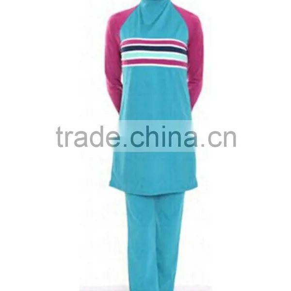 Woman Colorful Muslim Islamic Hijab Swimwear photo-5