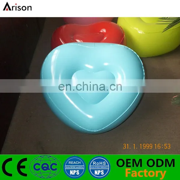 Inflatable Heart Shaped Cushion Inflatable Seat for Inflatable Furniture