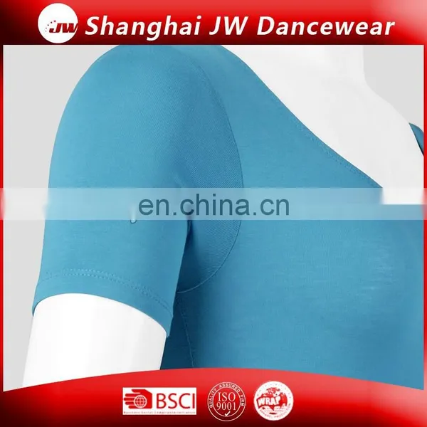 Professional Graceful Exclusive Fantastic Short Sleeve Dance Leotard photo-4
