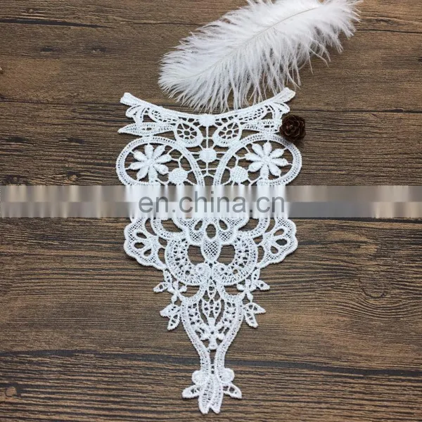 OLN15115-1 Indian Style Lace Machine Embroidery Designs Neck Lace photo-2