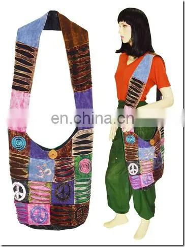 Hippie Shoulder Ethnic Canvas Shoulder Women Bags photo-5