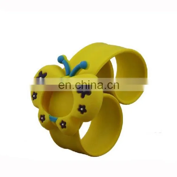 Cute Custom Slap 3d Silicone Rubber Wristband photo-2