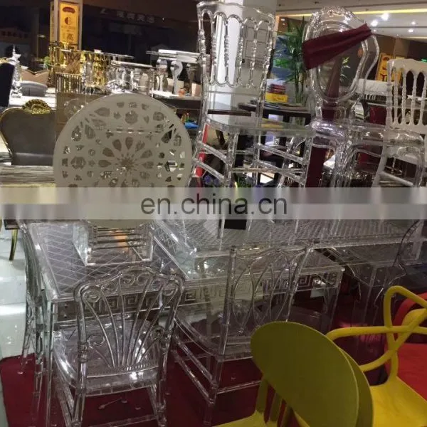 Wholesales Cheap Clear Acrylic Princess Banquet Chair photo-3