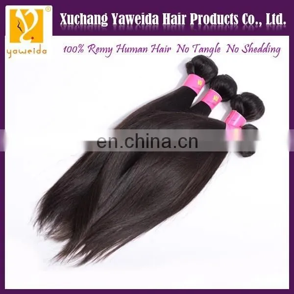 Xuchang Braiding Remy Hair Full Cuticle Silky Straight Natural Color Hair Weaving photo-6