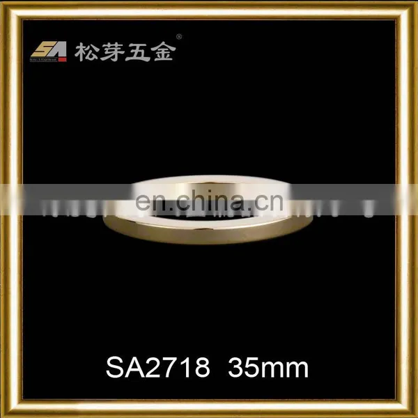 SA2718 Gold Color Round Metal Circle Custom Bag Accessory o Ring Buckle for Bags Strap photo-3